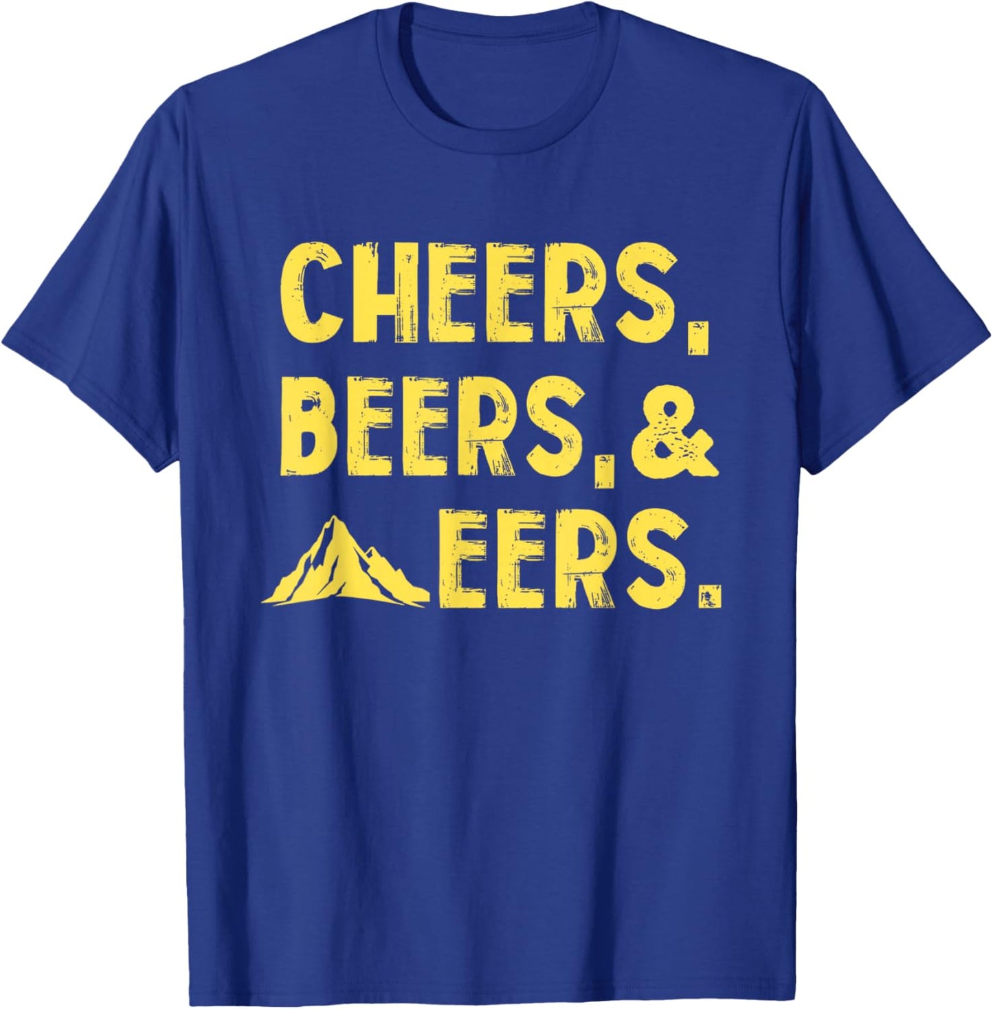 Cheers Beers And Mountaineers West Virginia T-Shirt - T-Shirt | Royal
