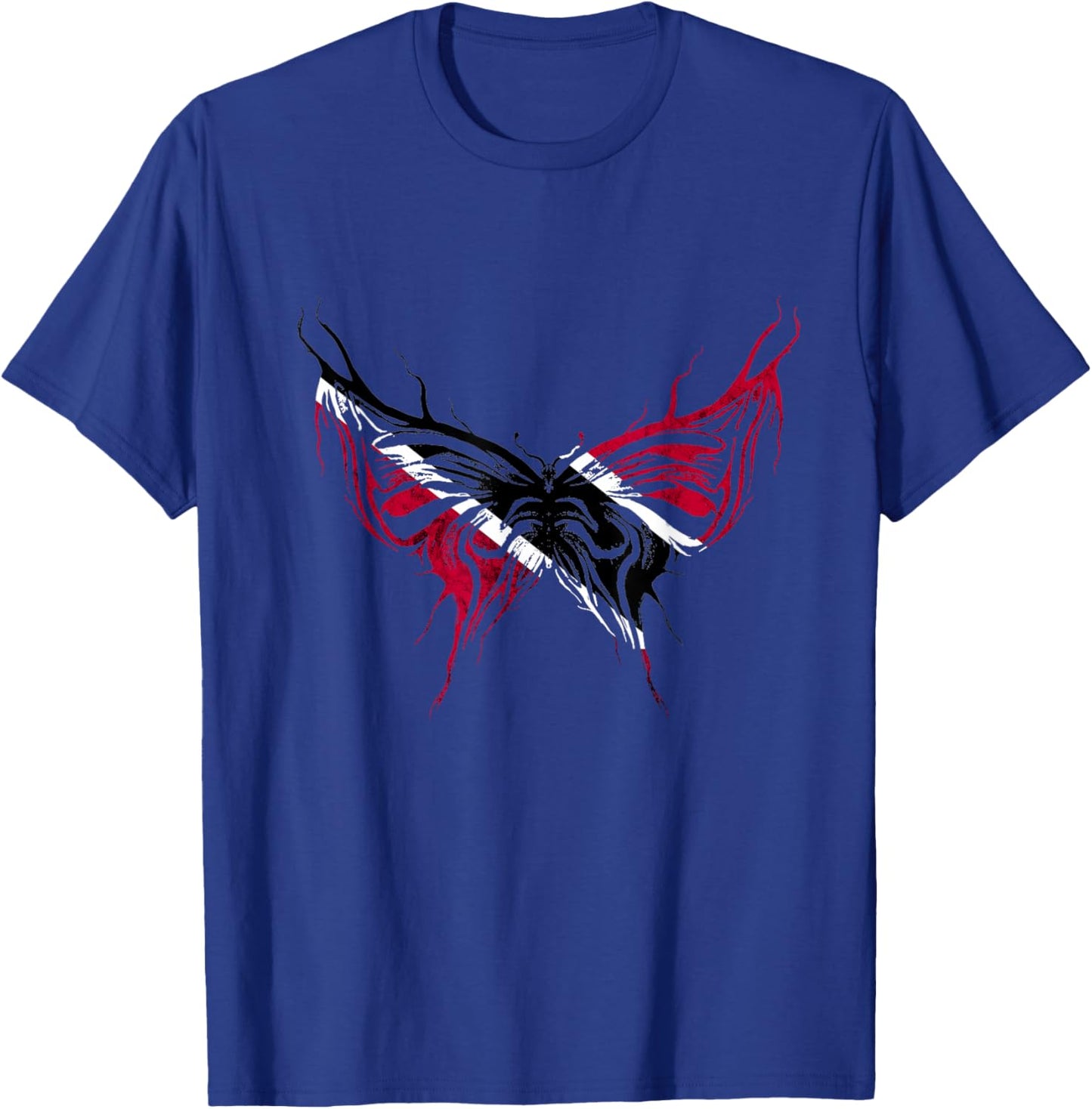 Trinidadian Butterfly Tobagonian Pride Trinidad And Tobago T-Shirt - T-Shirt | Royal