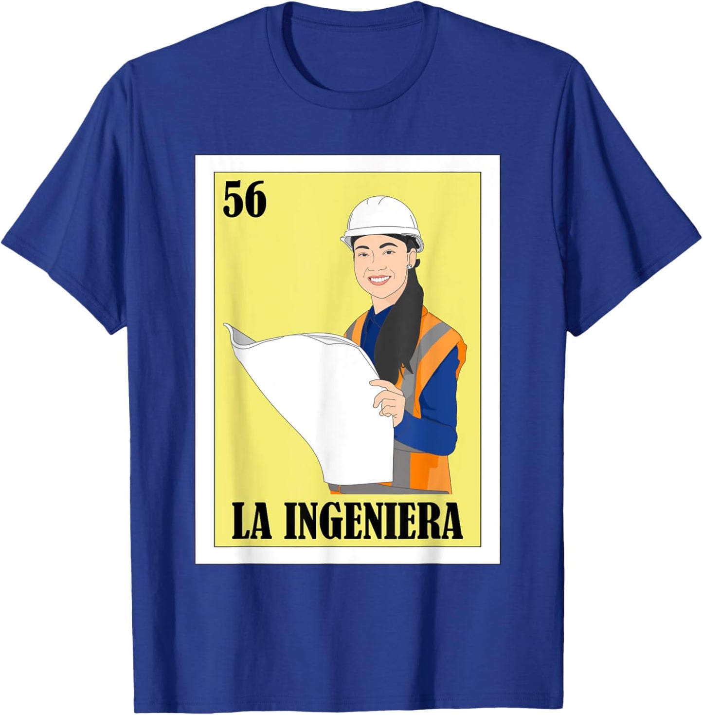 Funny Mexican Engineering Design - La Ingeniera T-Shirt - T-Shirt | Royal