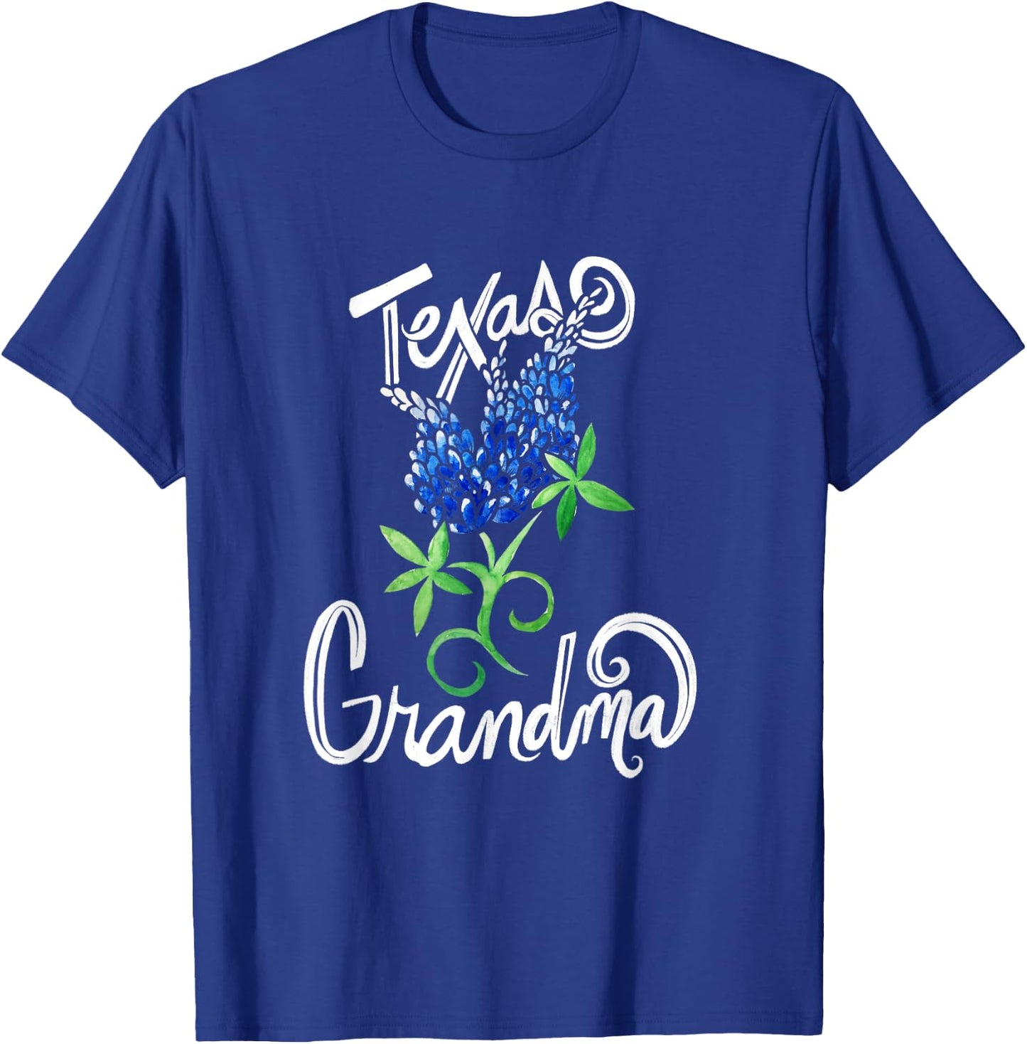 Texas Grandma Texas bluebonnets T-Shirt - T-Shirt | Royal