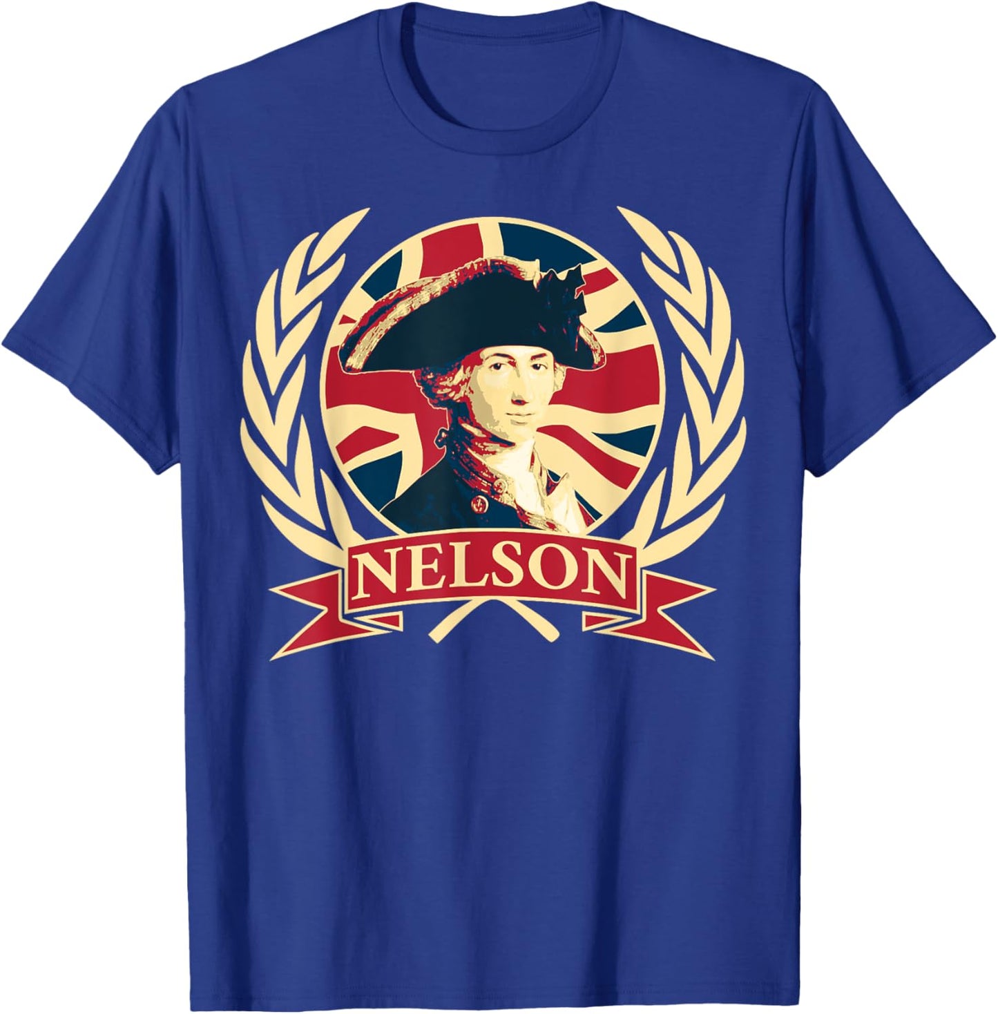 Horatio Nelson. British Flag Propaganda. T-Shirt - T-Shirt | Royal
