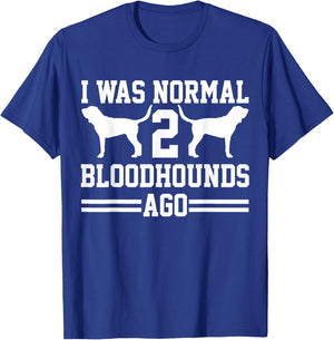Bloodhound Owner Gifts Women's -Kids Classic Fit Black Cotton Polyester Blend T-Shirt - T-Shirt | Royal