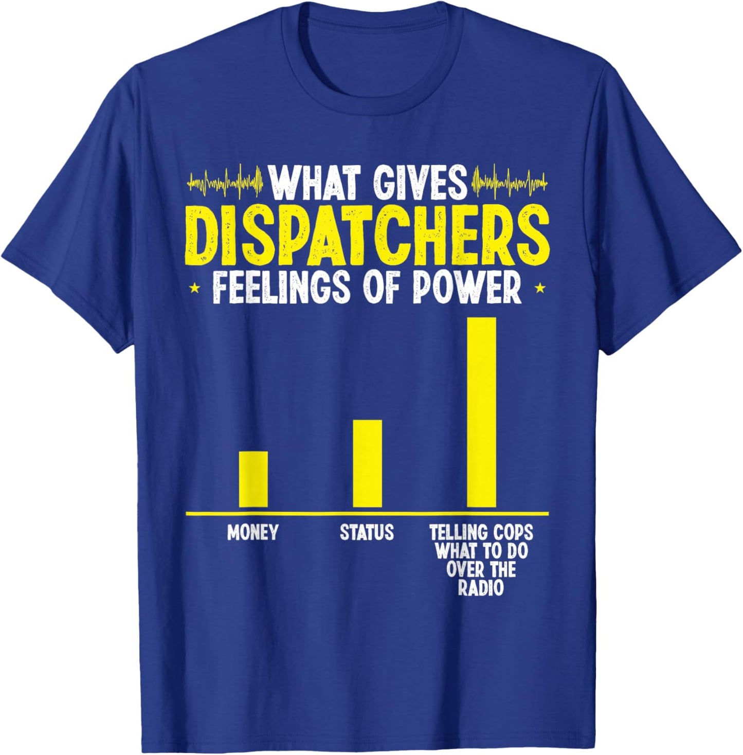 Thin Gold Line Flag May be your 911 Dispatch Operator T-Shirt - T-Shirt | Royal