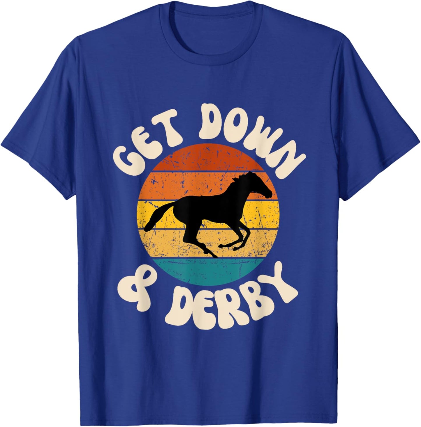 Get Down and Derby T-Shirt - T-Shirt | Royal