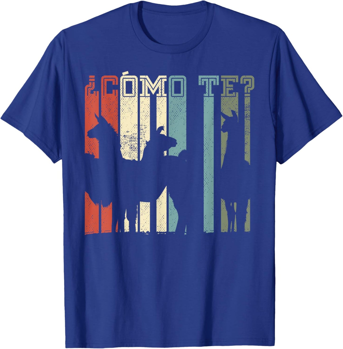 Funny Spanish gift, Como Te Llama, Llama design T-Shirt - T-Shirt | Royal