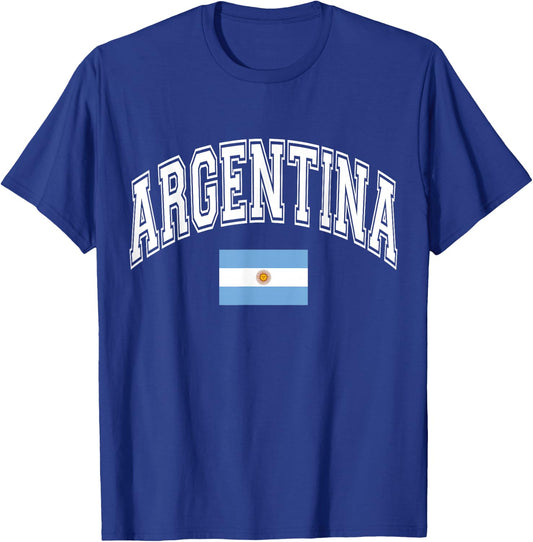 Argentina Argentinian Flag T-Shirt - T-Shirt | Royal