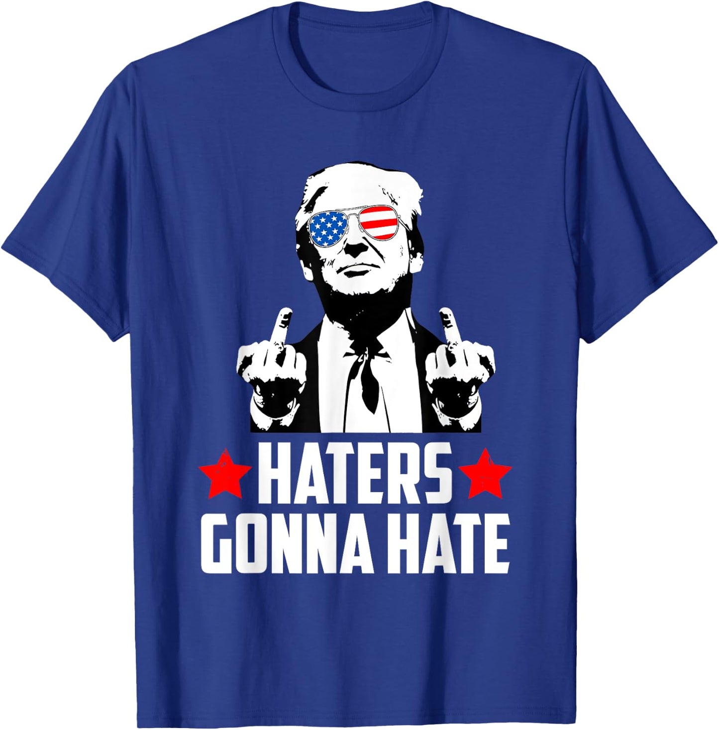 Trump 2024 45 & 47 President Of The United States Gift T-Shirt - T-Shirt | Royal