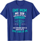 EMT Mom Of An EMT Proud Emergency Medical Technician Mama T-Shirt - T-Shirt | Royal