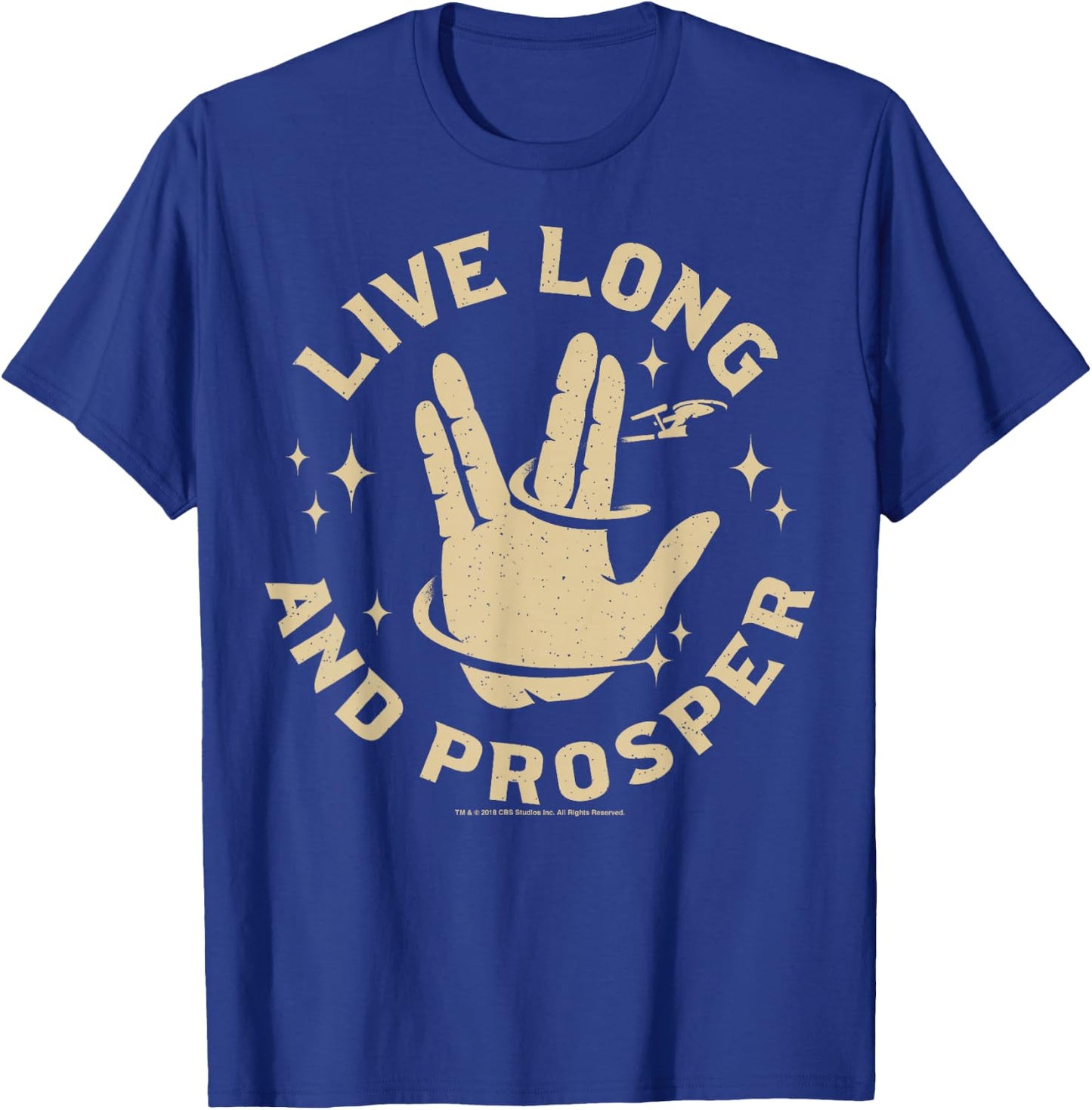 Star Trek: The Original Series Tarot Live Long and Prosper T-Shirt - T-Shirt | Royal