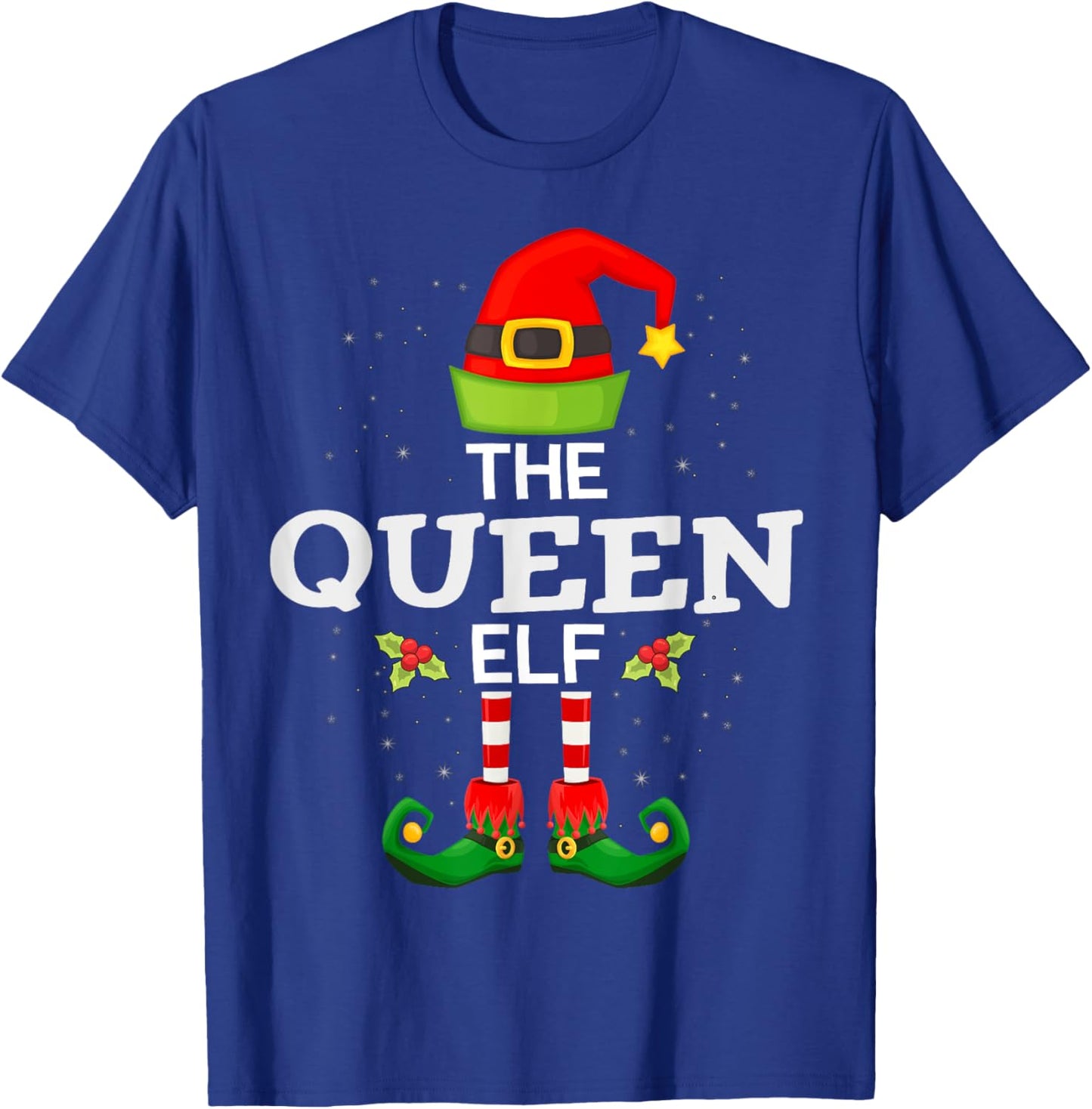 The Queen Elf Christmas Family Matching Pajama T-Shirt - T-Shirt | Royal