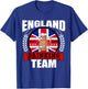 England Drinking Team Funny English UK Flag Beer Party Gift T-Shirt - T-Shirt | Royal