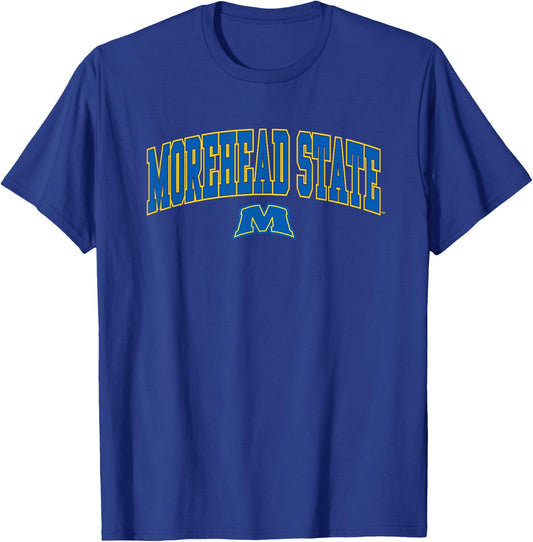 Morehead State Eagles Arch Over Black Officially Licensed T-Shirt - T-Shirt | Royal