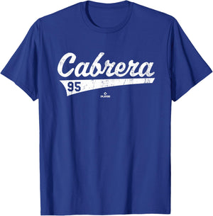 Vintage Gameday Oswaldo Cabrera New York MLBPA T-Shirt - T-Shirt | Royal