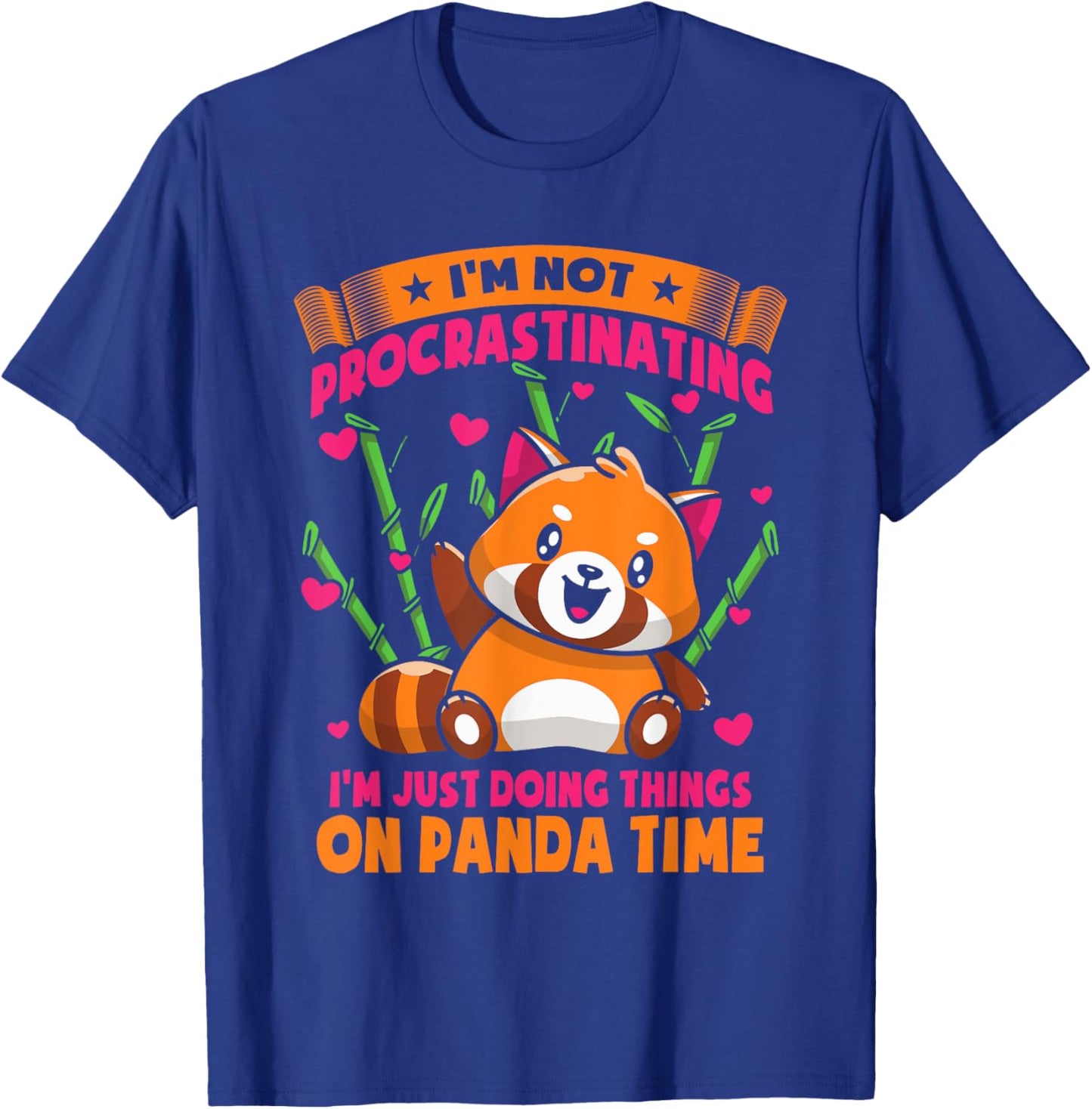 Funny Red Panda Women Kids Toddler T-Shirt - T-Shirt | Royal