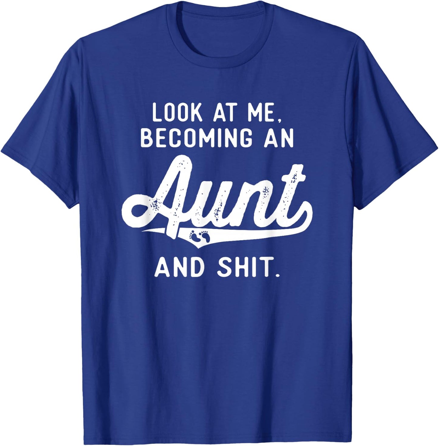 New Aunt Gifts Future Auntie To Be Pregnancy Becoming An Aunt T-Shirt - T-Shirt | Royal