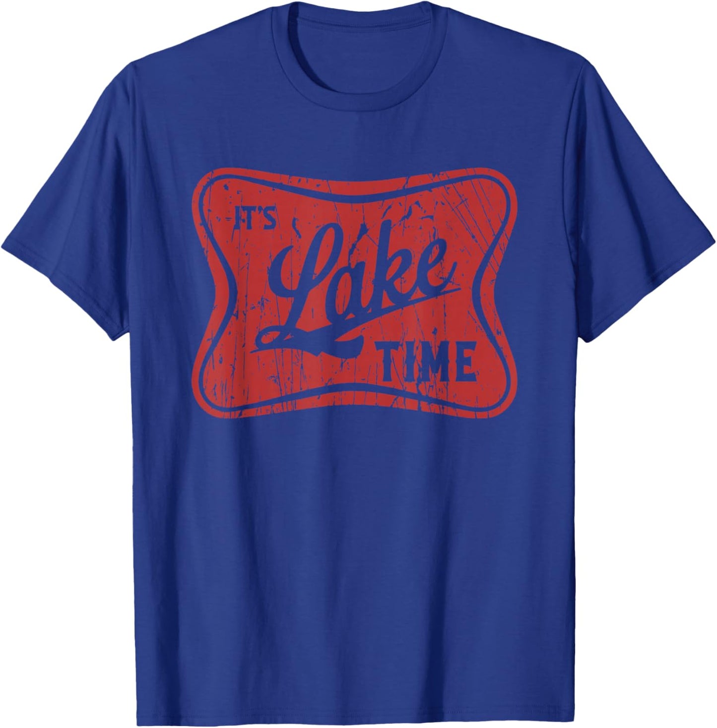 It's Lake Time, Summer Lake Camper Life T-Shirt - T-Shirt | Royal