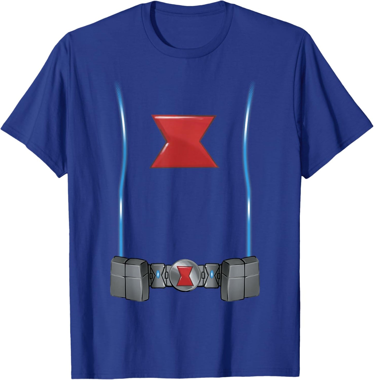 Marvel Comics Avengers Halloween Black Widow Spy Costume T-Shirt - T-Shirt | Royal
