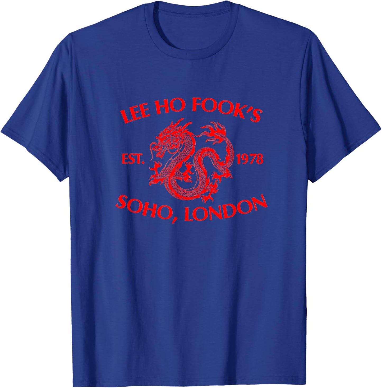 Le Ho Fooks Chinese Werewolf Restaurant Retro Vintage - -Adults - Black - Small - Short Sleeve T-Shirt - T-Shirt | Royal