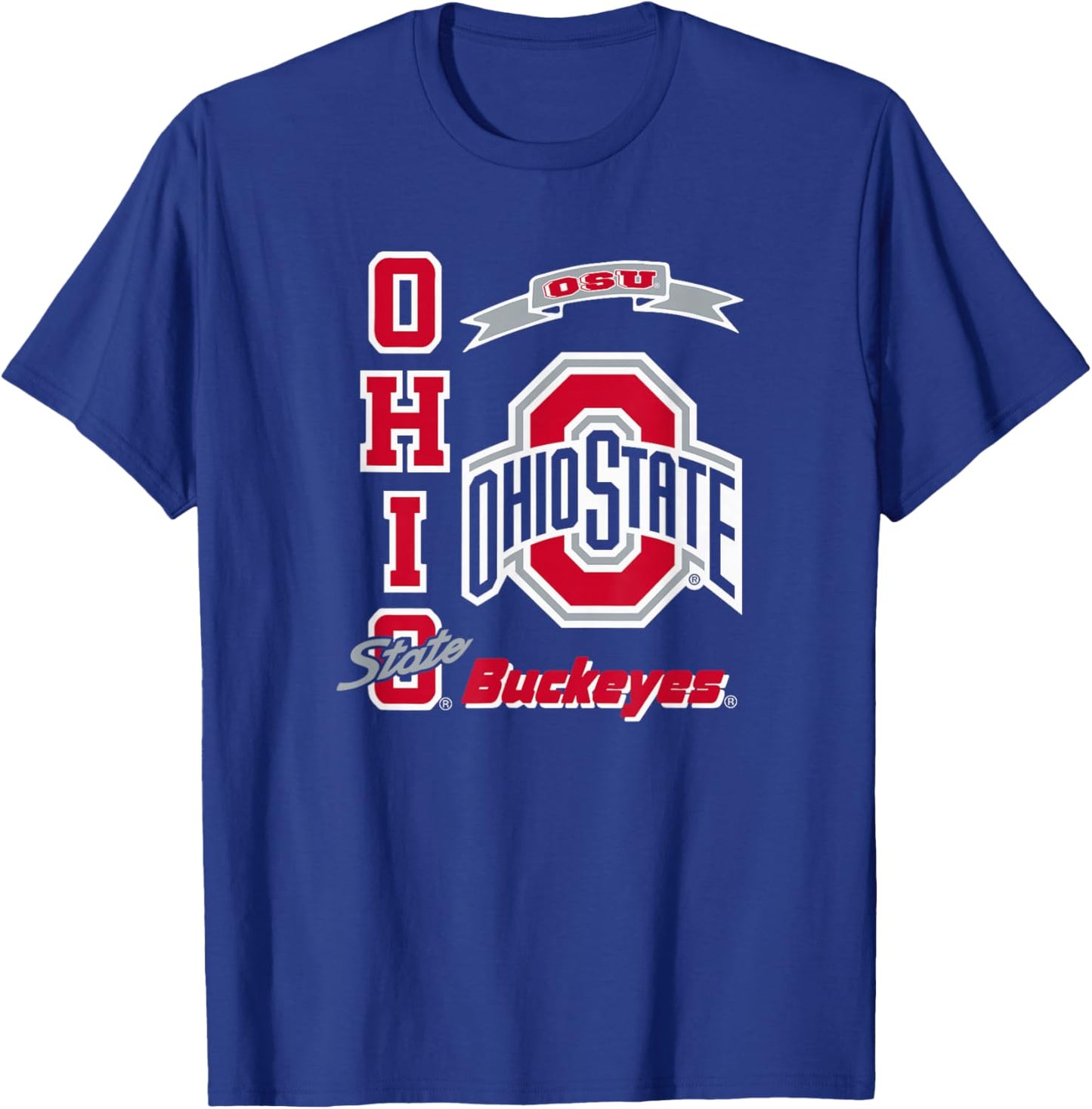 Ohio State Buckeyes Classic Black Officially Licensed T-Shirt - T-Shirt | Royal