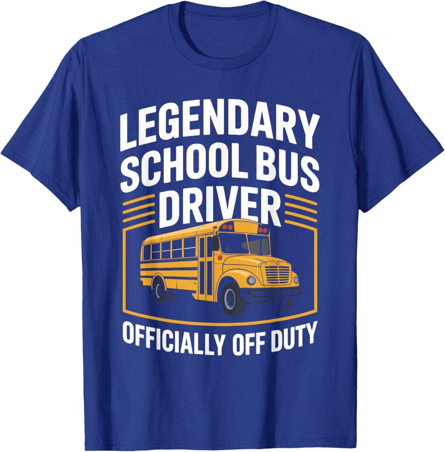 School Bus Driver Retirement Off Duty Women T-Shirt - T-Shirt | Royal