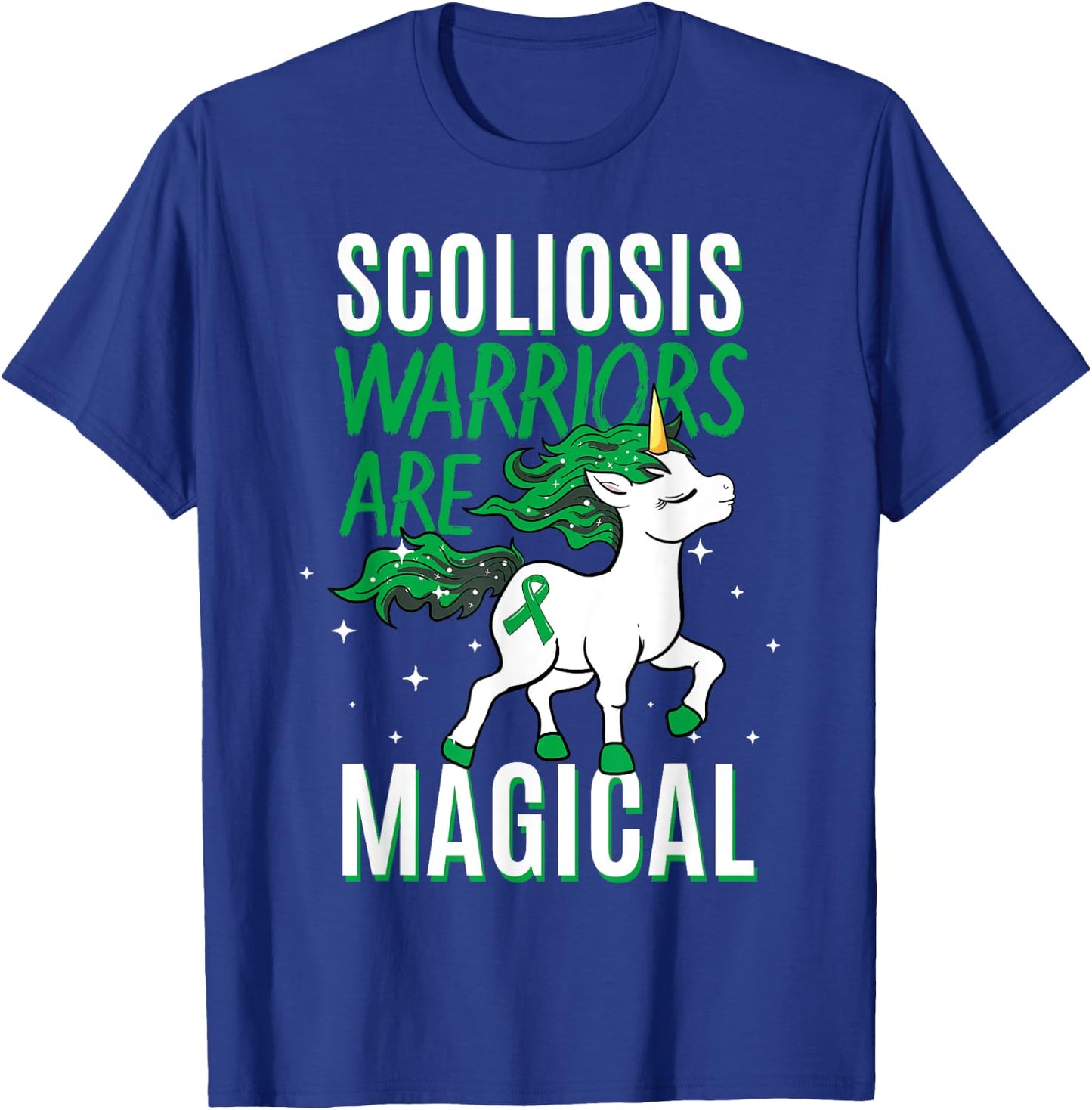 Scoliosis Warriors Are Magical Scoliosis Scoliometer T-Shirt - T-Shirt | Royal