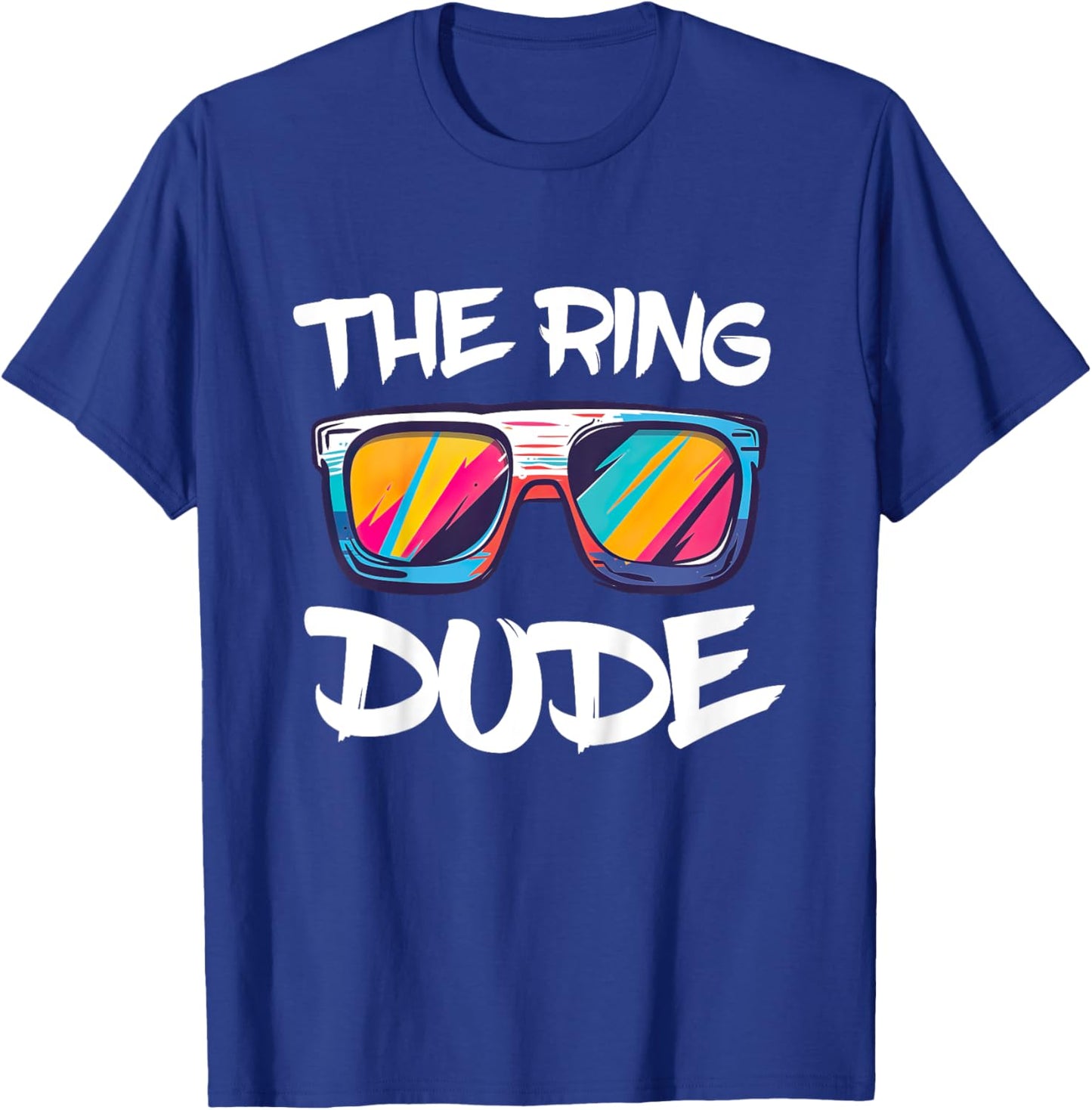 Kids The Ring Dude Shirt Kids Little Boys Ring Bearer T-Shirt - T-Shirt | Royal