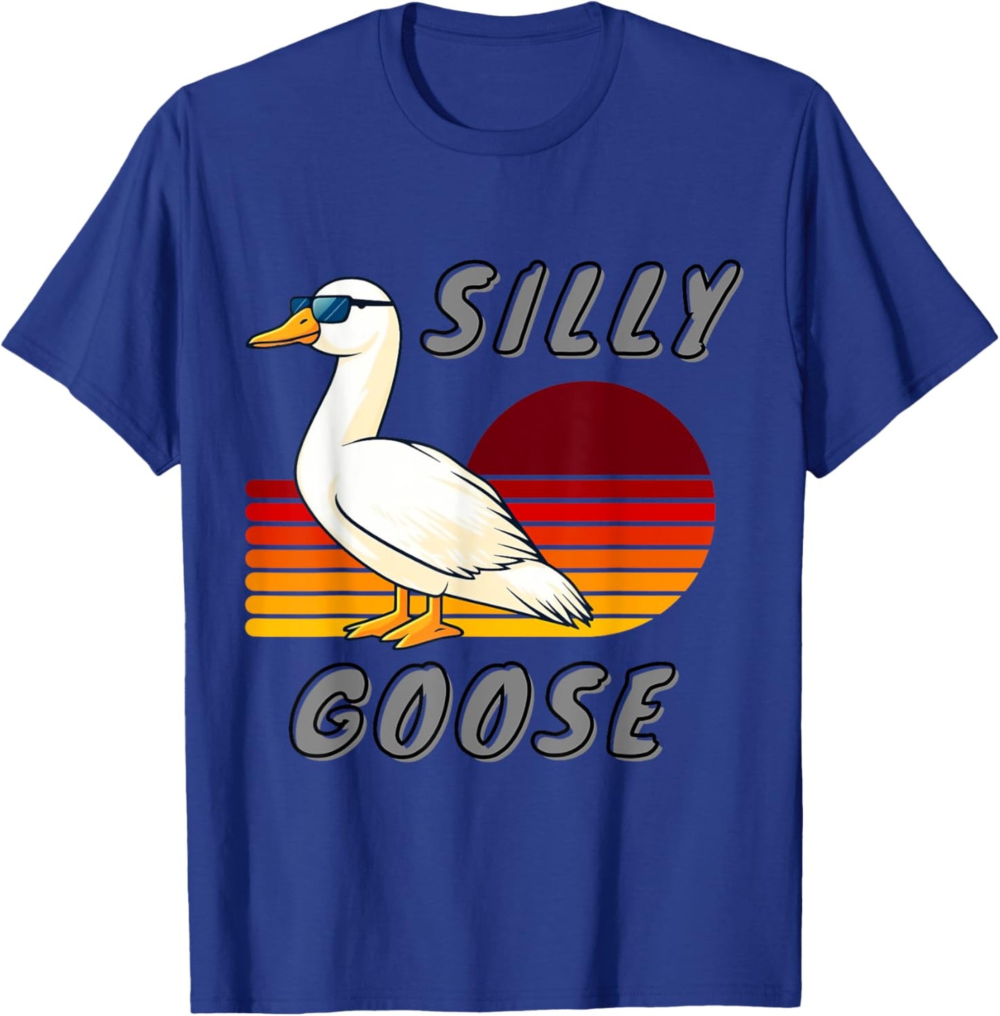 Duck and Goose Silly Goose Gifts Store Untitled Goose Outfit T-Shirt - T-Shirt | Royal