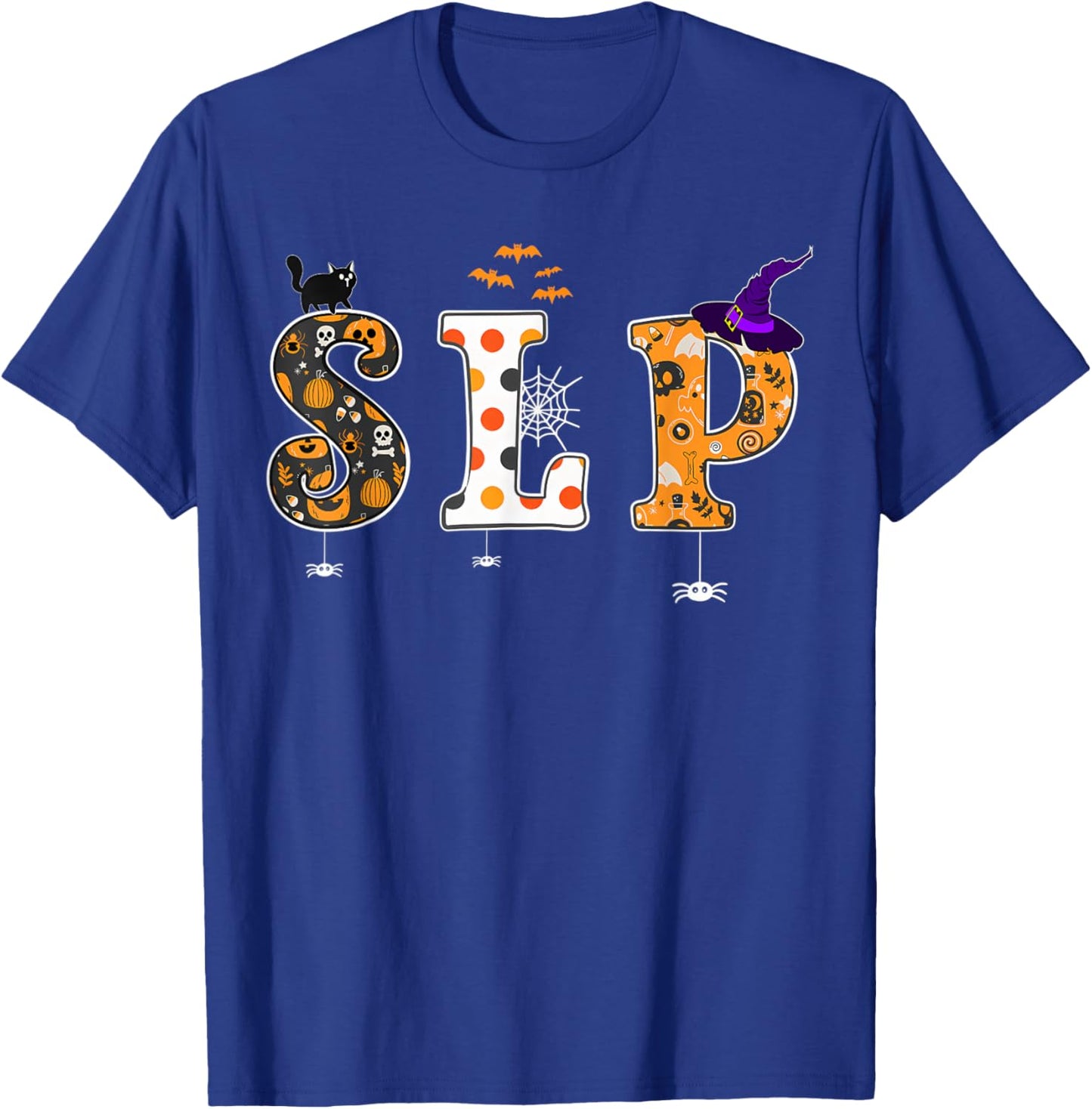 Speech Language Pathologist Speech Therapy SLP Halloween T-Shirt - T-Shirt | Royal