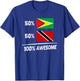 Guyanese Trinidadian Flag Guyana Trinidad Tobago T-Shirt - T-Shirt | Royal