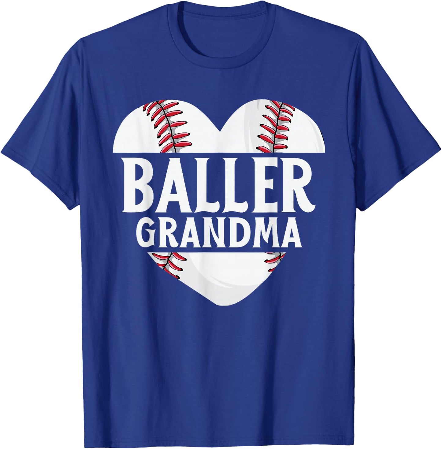 Baseball Grandma Shirts Gift Baller Grandma T-Shirt - T-Shirt | Royal