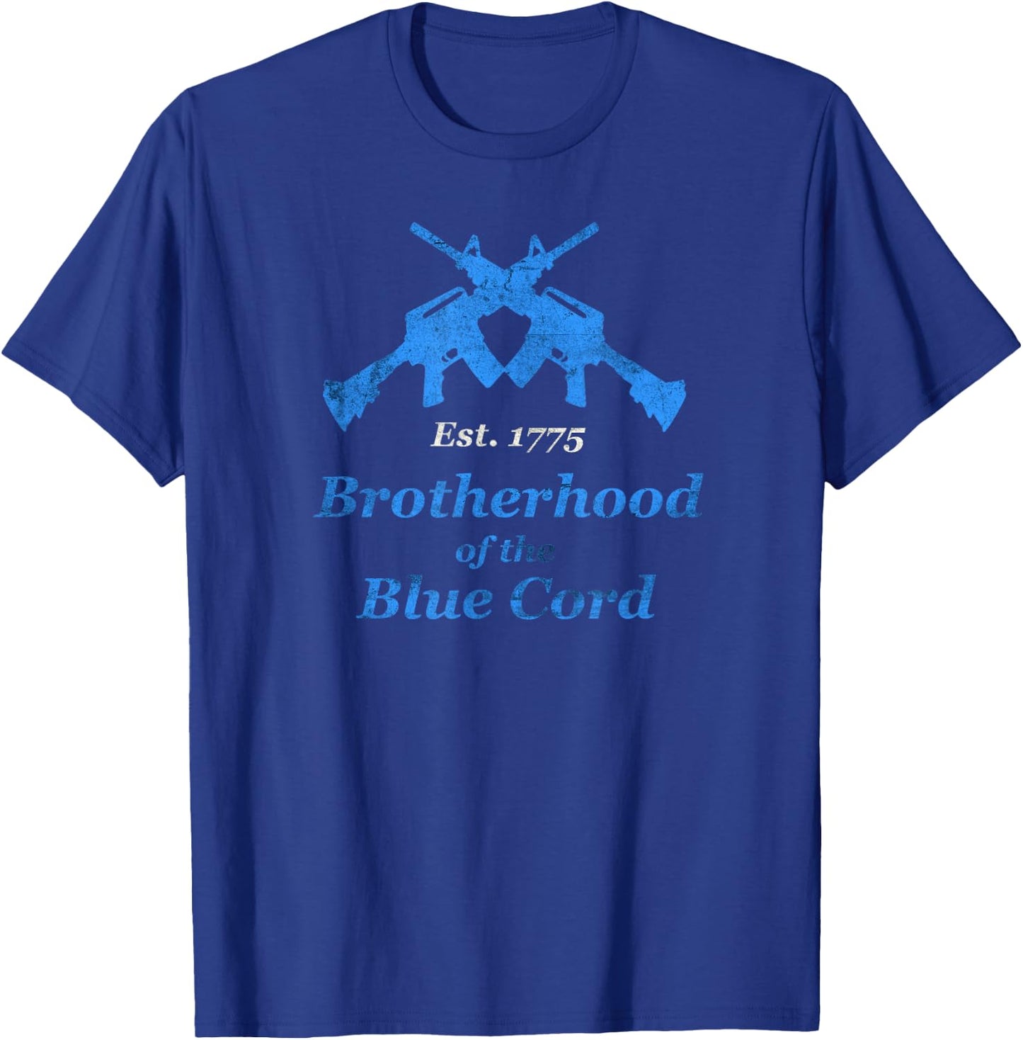 Brotherhood Of The Blue Cord U.S. Army Infantry Grunt 11-B T-Shirt - T-Shirt | Royal