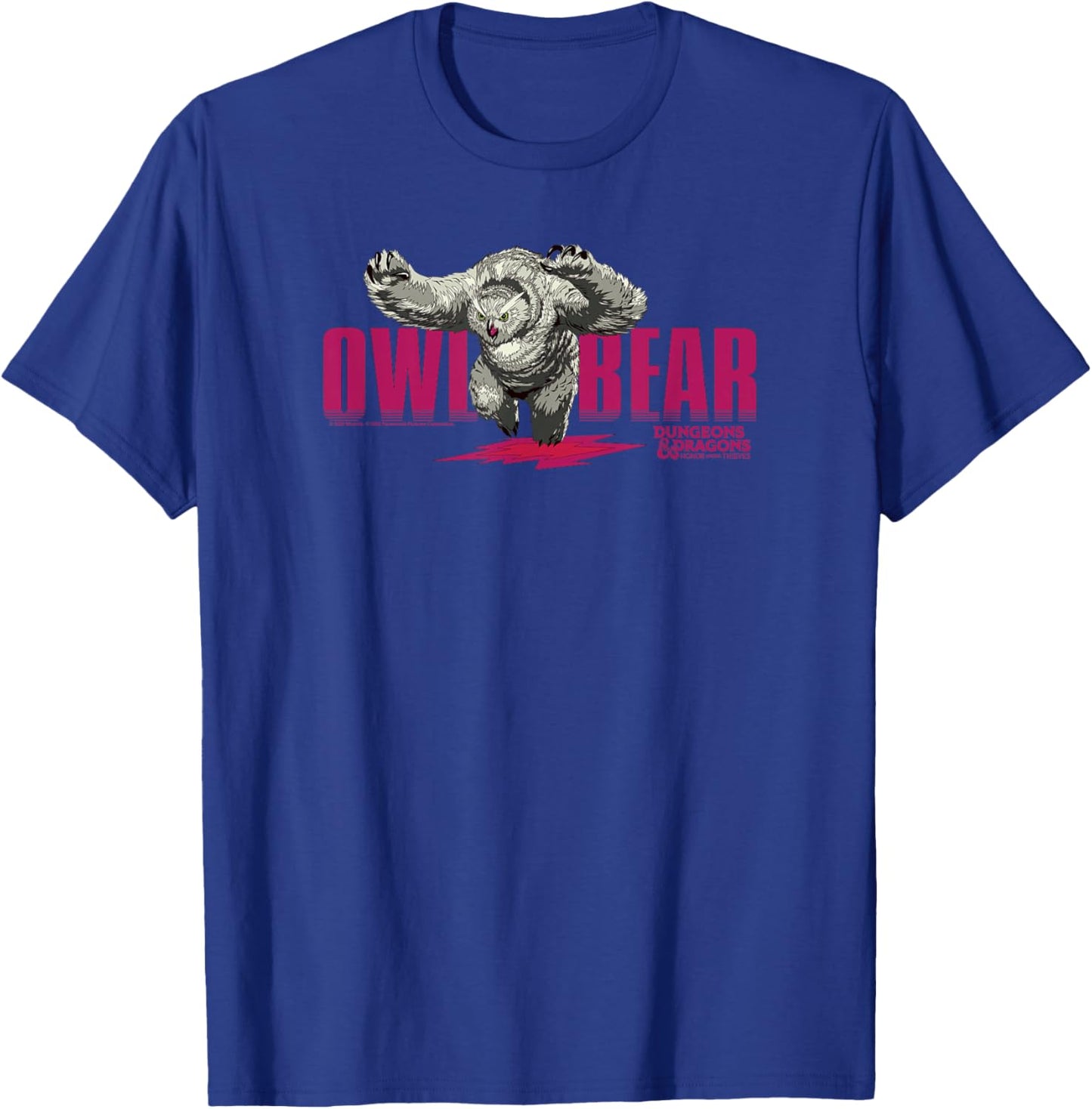 Dungeons & Dragons: Honor Among Thieves Owlbear Center Logo T-Shirt - T-Shirt | Royal