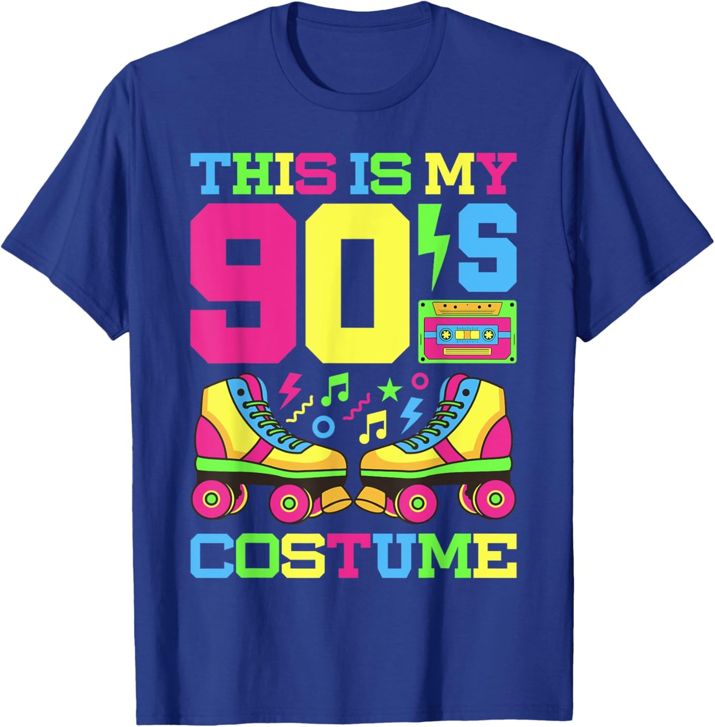 90s Costume 1990s Theme Party Nineties Styles Fashion Outfit T-Shirt - T-Shirt | Royal