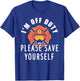 Off Duty Design For A Firefighter T-Shirt - T-Shirt | Royal