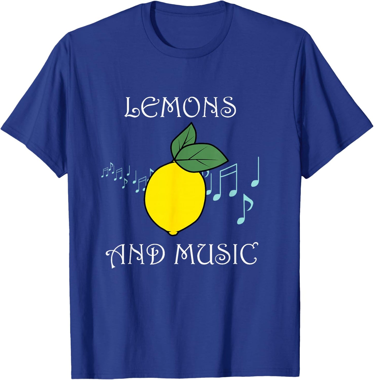 Music and Lemons Vitamin Lemonade Musician T-Shirt - T-Shirt | Royal