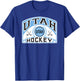 Utah Hockey Club Glide Dark Heather Officially Licensed T-Shirt - T-Shirt | Royal