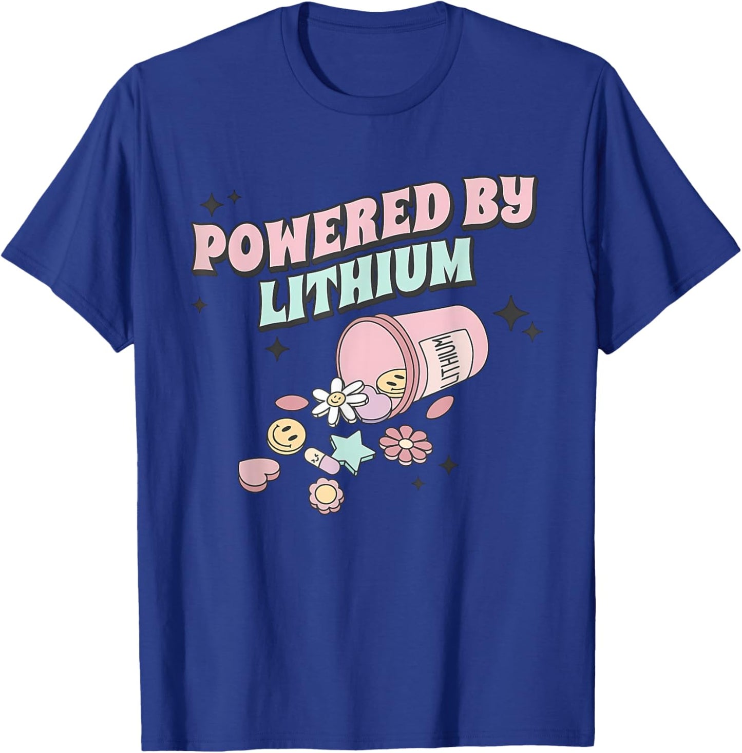 Powered By Lithium Apparel T-Shirt - T-Shirt | Royal
