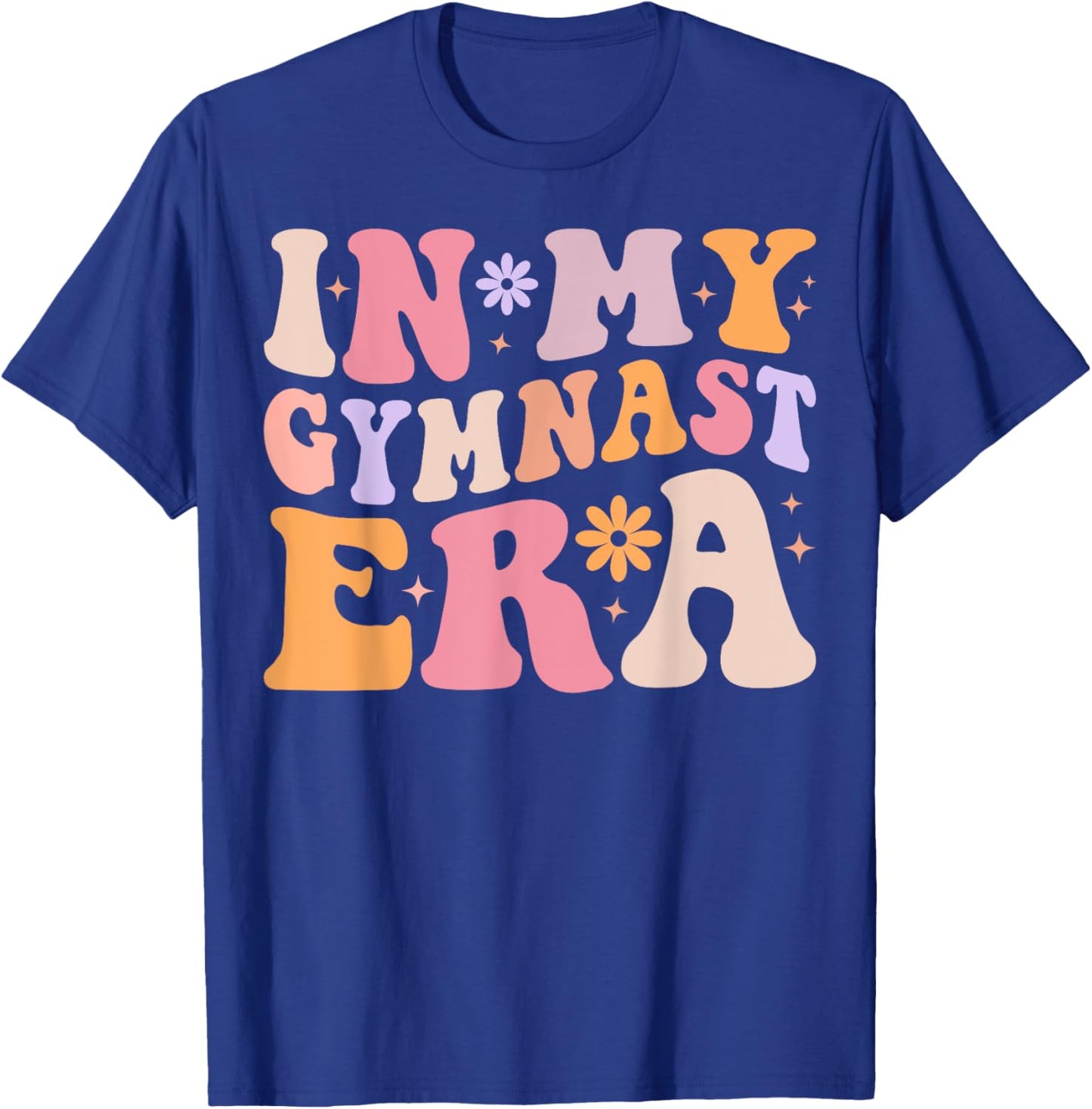 Groovy In My Gymnast Era Gymnast Gymnastic T-Shirt - T-Shirt | Royal