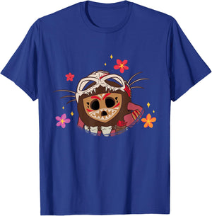 Disney Moana 2 Big Face Kotu Tropical Flowers Costume T-Shirt - T-Shirt | Royal