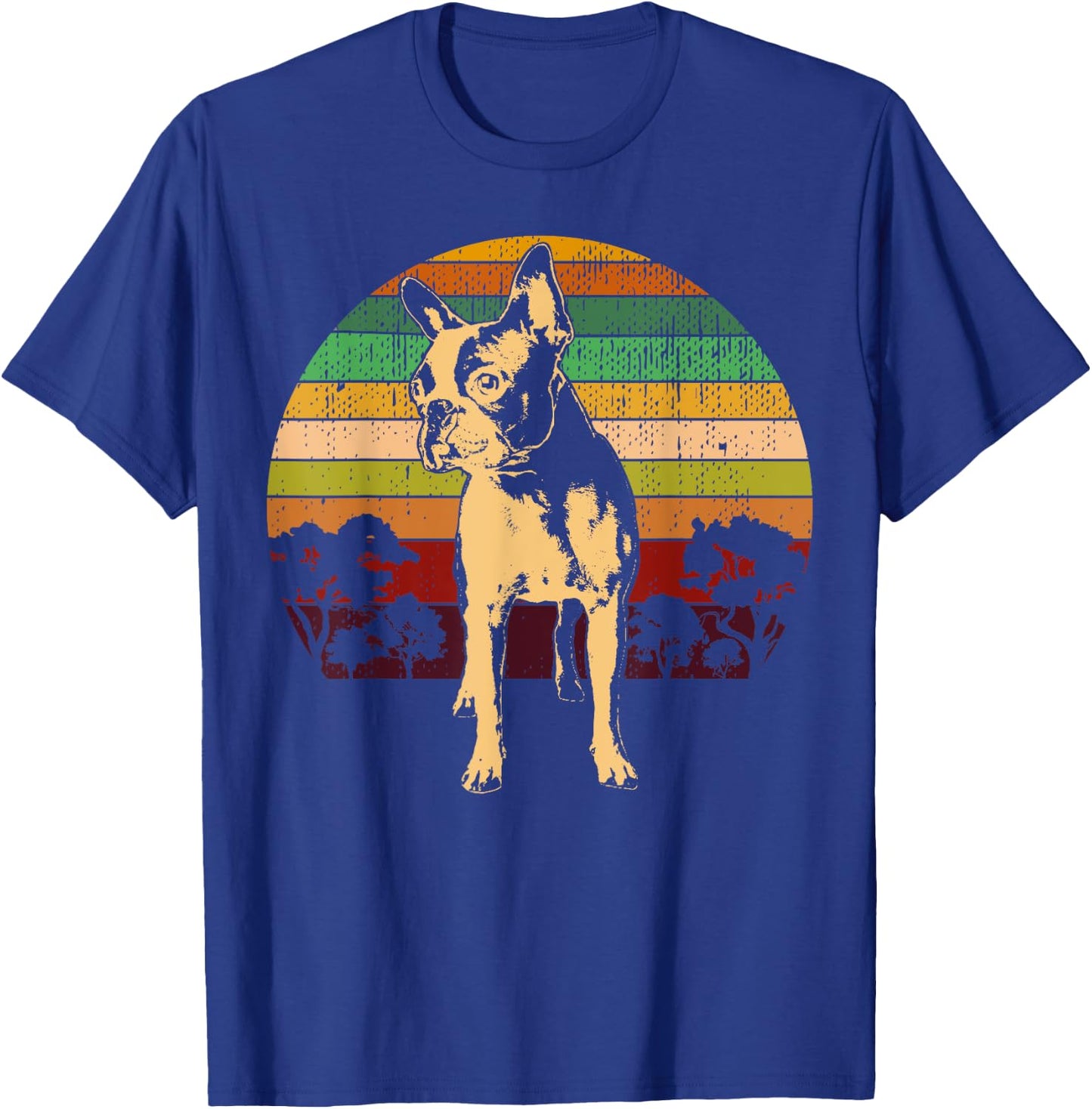 Boston Terrier Boston-Bulldog Women Kids T-Shirt - T-Shirt | Royal
