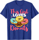 Donut Sweet Food - This Girl Loves Donuts T-Shirt - T-Shirt | Royal