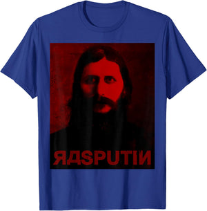 andrea tristano Grigori Yefimovich Rasputin Portrait Dark Red Black Art , Small T-Shirt - T-Shirt | Royal