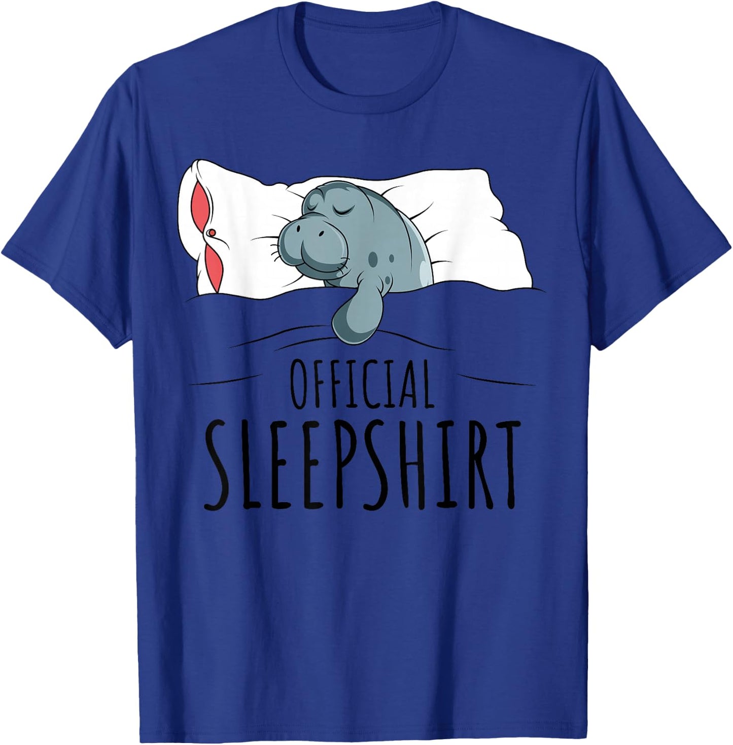 Manatee Official Sleepshirt T-Shirt - T-Shirt | Royal