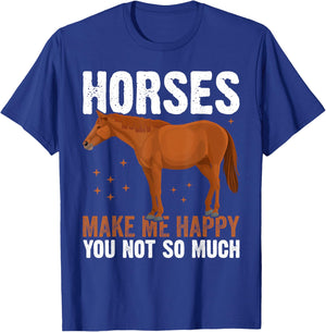 Funny Horses Saying Horse Riding T-Shirt - T-Shirt | Royal