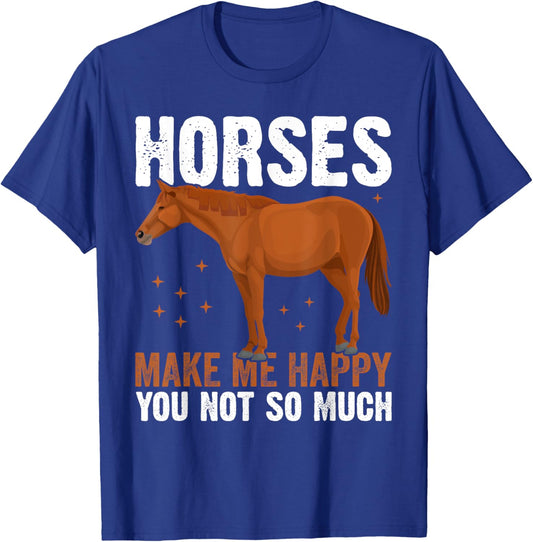Funny Horses Saying Horse Riding T-Shirt - T-Shirt | Royal