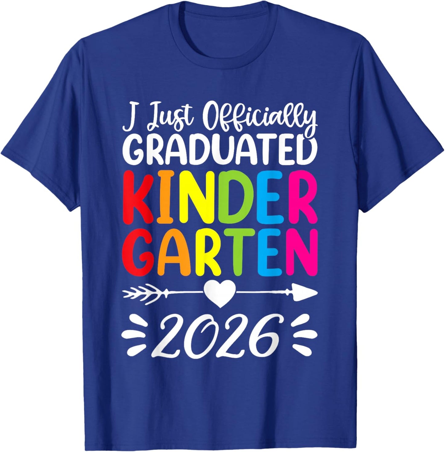 Kindergarten Graduation Outfit for Boys and Girls, Graduate T-Shirt - T-Shirt | Royal