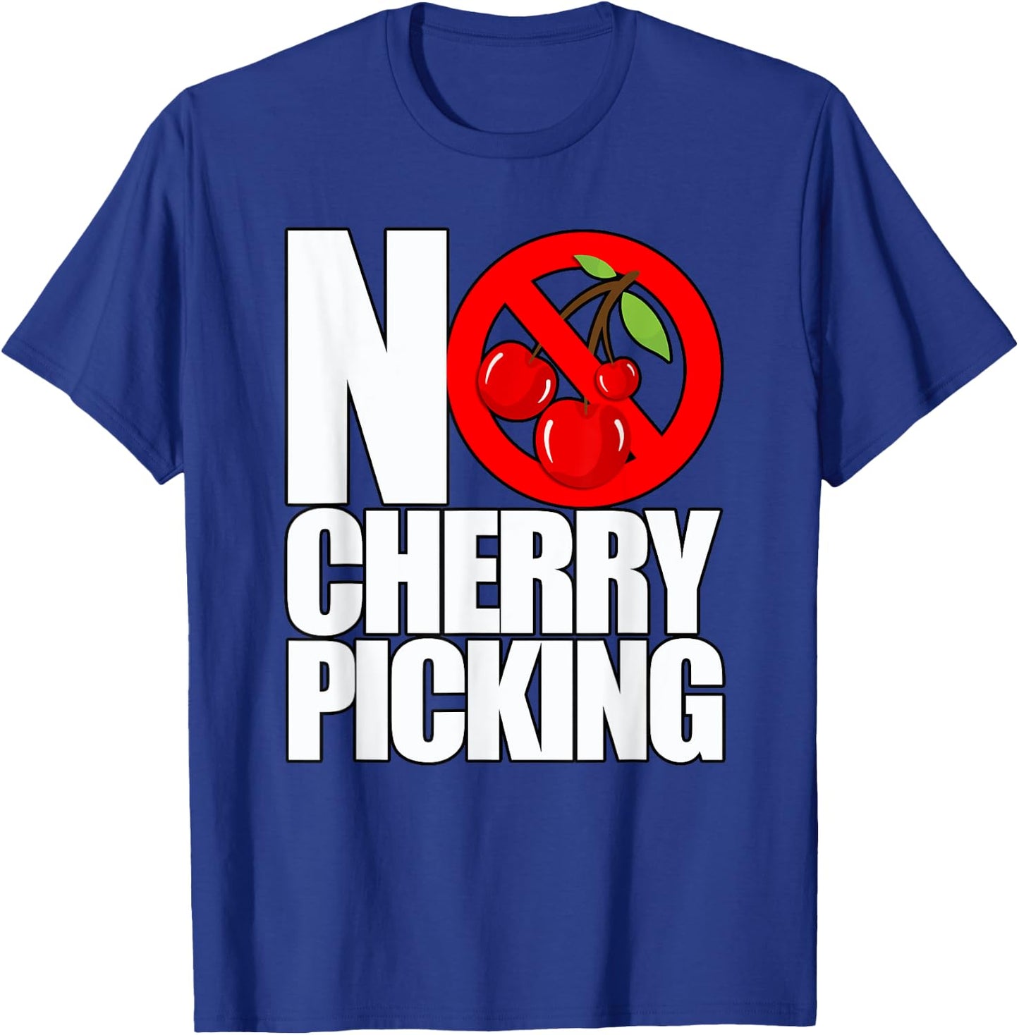 No Cherry Picking For Pick Associates AA Picker T-Shirt - T-Shirt | Royal