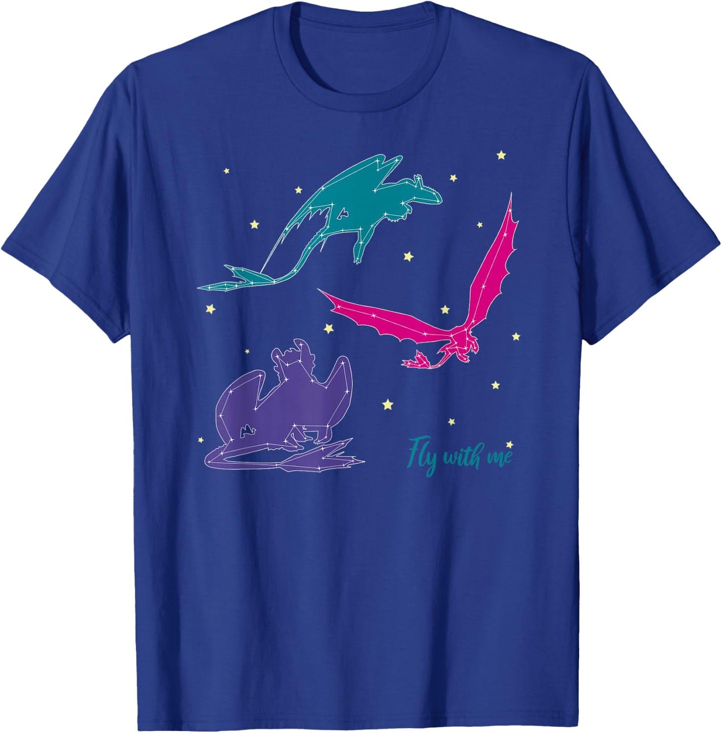 DreamWorks How to Train Your Dragon 3 Fly With Me T-Shirt - T-Shirt | Royal