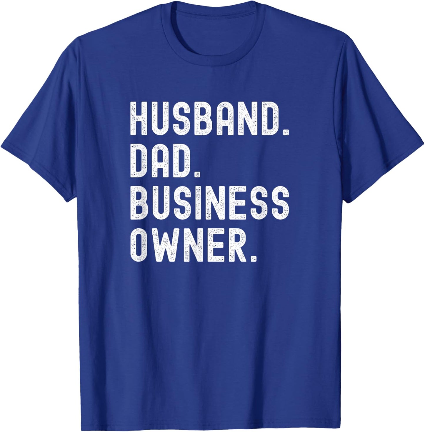 Black Husband Dad Business Owner CEO Entrepreneur Men T-Shirt - T-Shirt | Royal