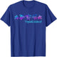 Topsail Island Beach Design / Tribal Turtle Gift T-Shirt - T-Shirt | Royal